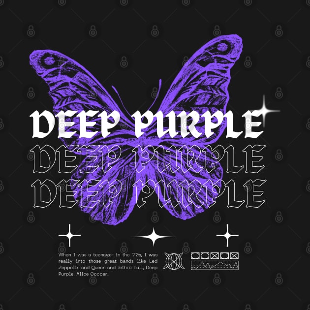 Deep Purple // Butterfly by Saint Maxima