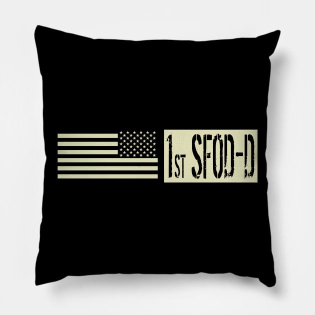 1st SFOD-D Pillow by Jared S Davies