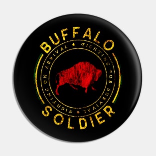 Buffalo Soldier Pin