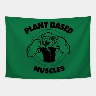 Powered by Plants Based Muscles Vegan Diet Tapestry