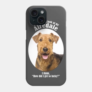 Lucky Airedale Phone Case