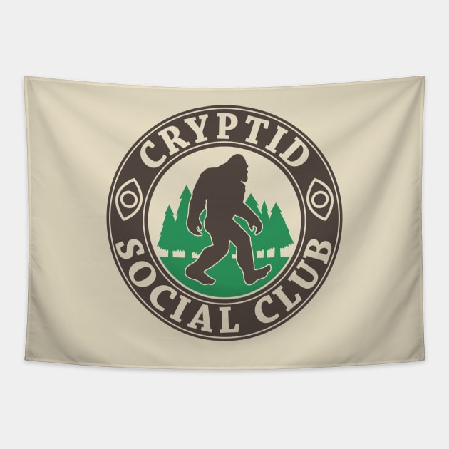 Cryptid Social Club Tapestry by hya_bm