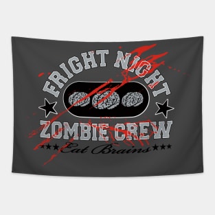 Halloween Fright Night Zombie Crew Tapestry