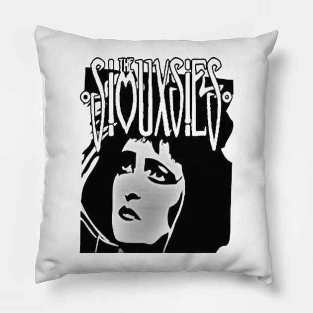 the siouxsies retro Pillow by rika marleni