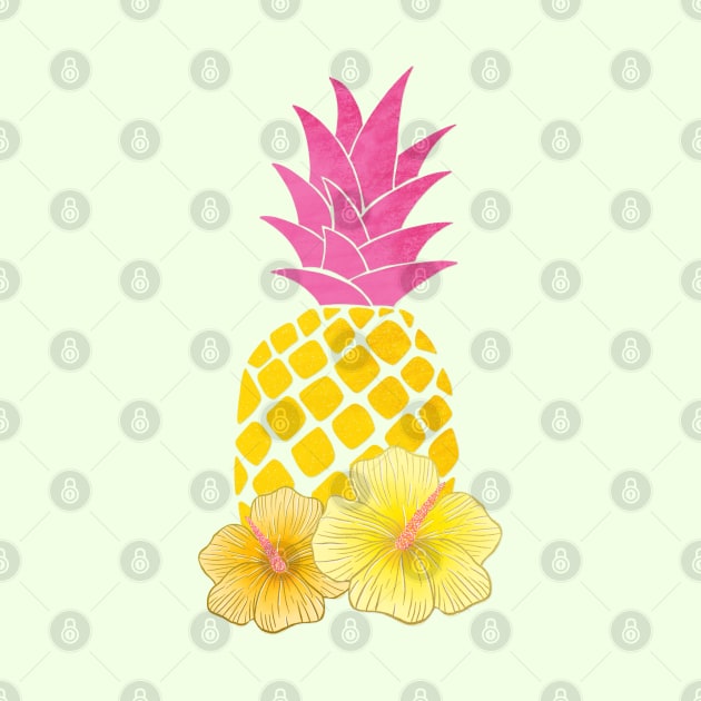 Pineapple and Hibiscus Vibes by CalliLetters