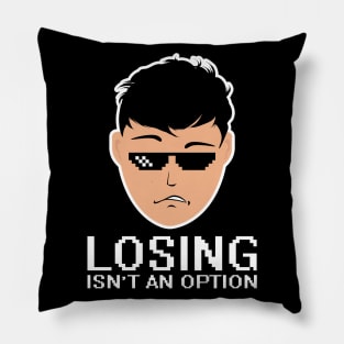 Sarcastic Face Quote Of Amusing Gamer Artwork Pillow