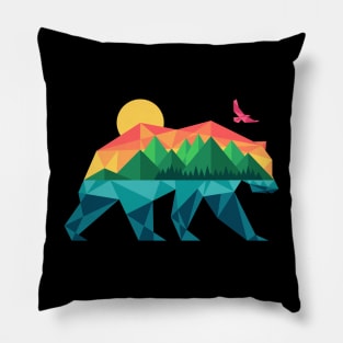 Mountain Bear Pillow