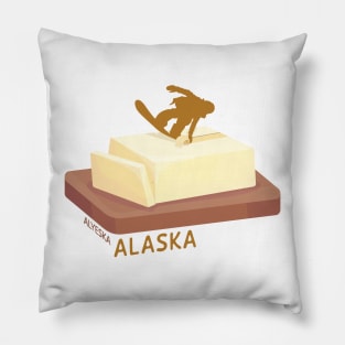 Snowboard Butter Carving | Alyeska Alaska Pillow