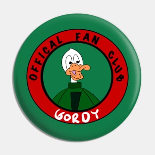 Gordy Fan Club Pin