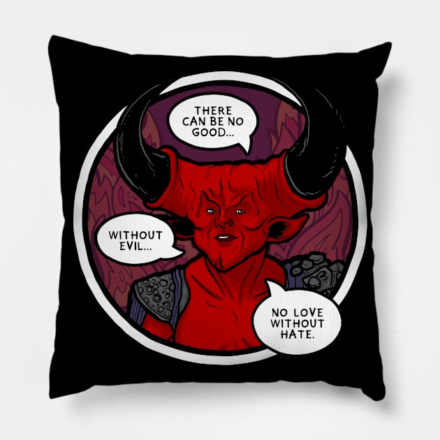 Darkness Pillow by Baddest Shirt Co.