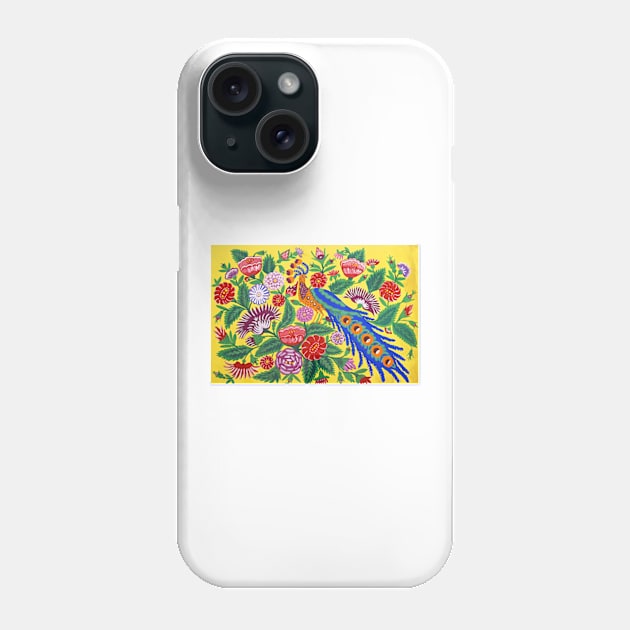 Maria Prymachenko Bird Art Print Птах Ukrainian Folk Art Phone Case by ZiggyPrint