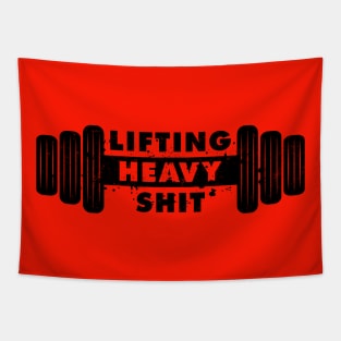 Lifting Heavy Shit Tapestry