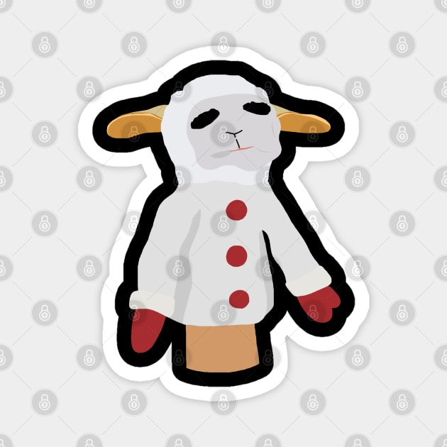 Lamb Chop Magnet by ElviaMontemayor