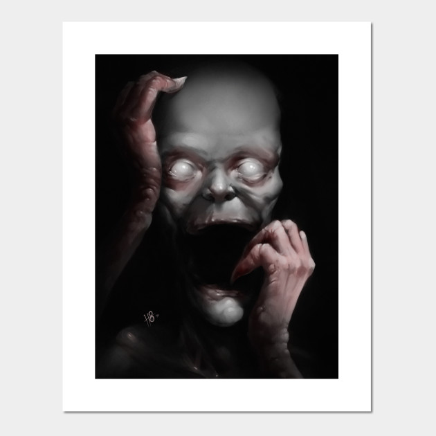 Scp 096 Darkart Affiche Et Impression D Art Teepublic Fr