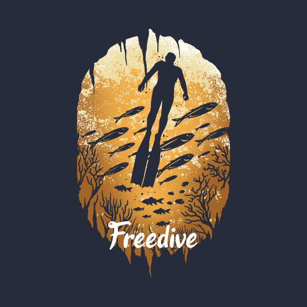 Discover Freedive - Diving - T-Shirt