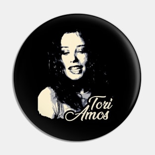 Retro Tori Amos Pin