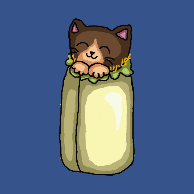 Purrito Burrito Cat by TacoCat Designs