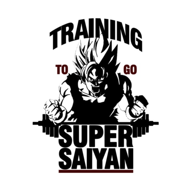 Training to go super Saiyan by Conda_hivic