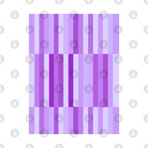 Purple Geometric Stripes Block Pattern by OneThreeSix