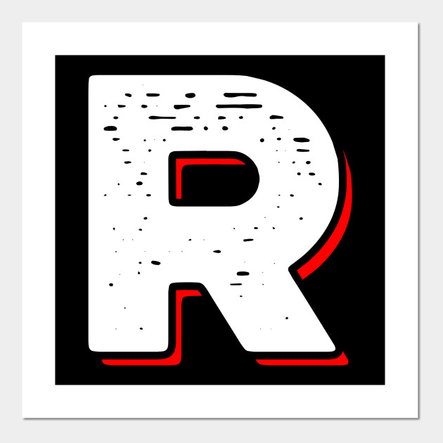 Basic Letter R Awesome Alphabet Gift Alphabet Posters And Art Prints Teepublic