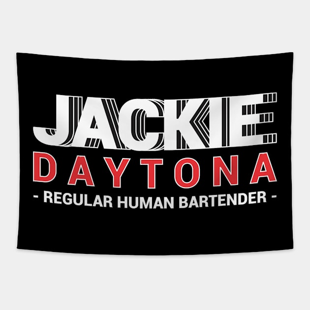 jackie daytona simple tshirt Tapestry by sunflow