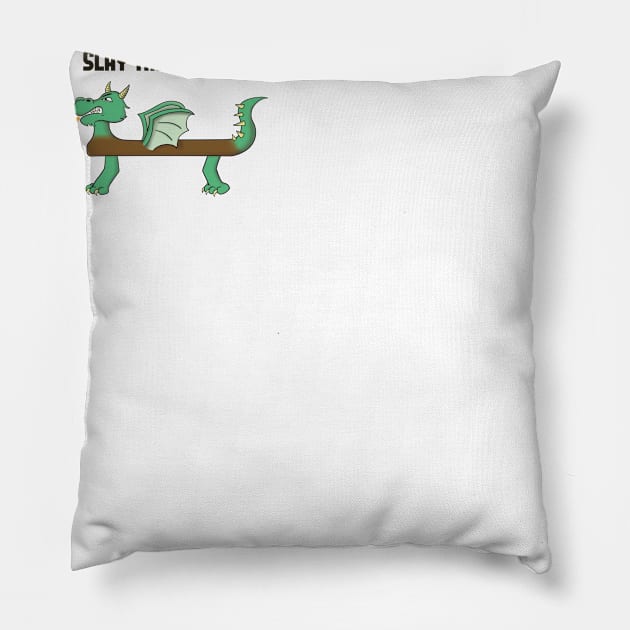 Slay the Dragon Beam Pillow by Flipflytumble