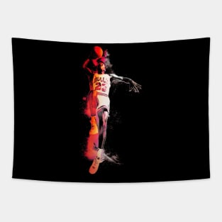 Vintage Michael Jordan-Sport Action Effect Tapestry