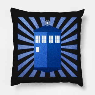 TARDIS - Stained Glass Pillow