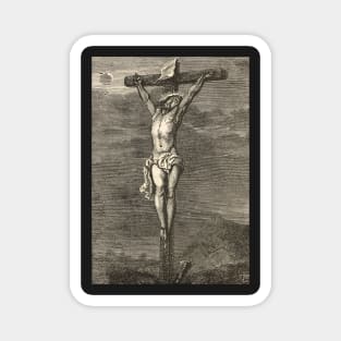 The Crucifixion by Anthony van Dyck circa 1627 Magnet