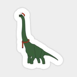 Christmas Green Dinosaur Digital Art | Christmas Special | illusima Magnet