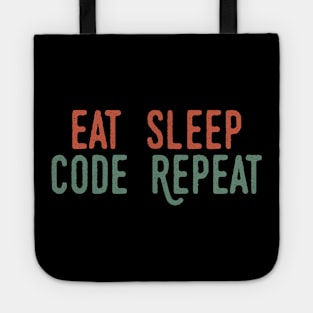 Eat Sleep Code Repeat Tote