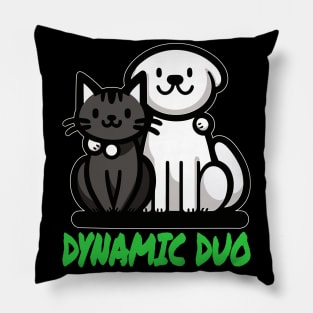 Pawfect Pals - Dynamic Duo Siblings Day Special Pillow