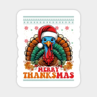 Funny Thanksgiving Christmas Magnet
