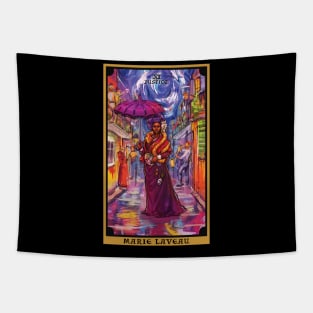 Marie Laveau In The Justice Tarot Card Tapestry