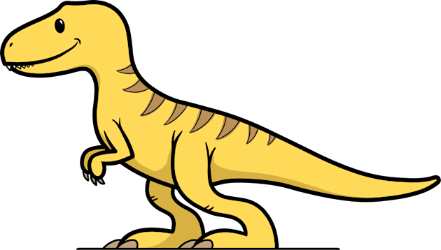 CuteForKids - Tyrannosaurus Rex Kids T-Shirt by VirtualSG