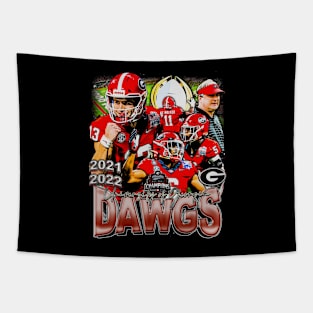 Georgia National Champs 2021-2022 Vintage Tapestry