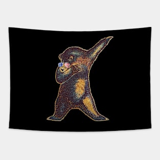 Bear dabbing bear lover,bear Tapestry