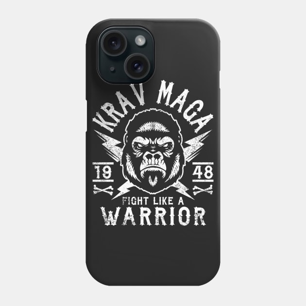 KRAV MAGA - FIGHT LIKE A WARRIOR Phone Case by ShirtFace