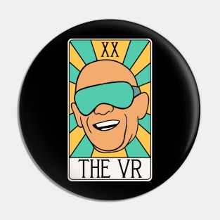 The VR  - Virtual Reality Tarot Card - Michel Foucault Philosophy Pin