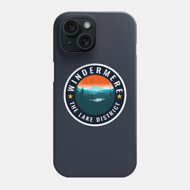 Windermere - The Lake District, Cumbria Phone Case by CumbriaGuru