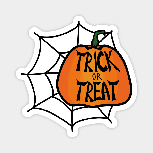 Trick or treat Halloween Magnet by katoonguff