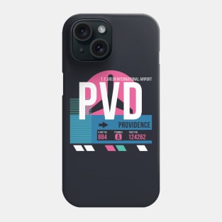 Providence (PVD) Airport // Sunset Baggage Tag Phone Case