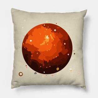 Mars The Red Planet Pillow