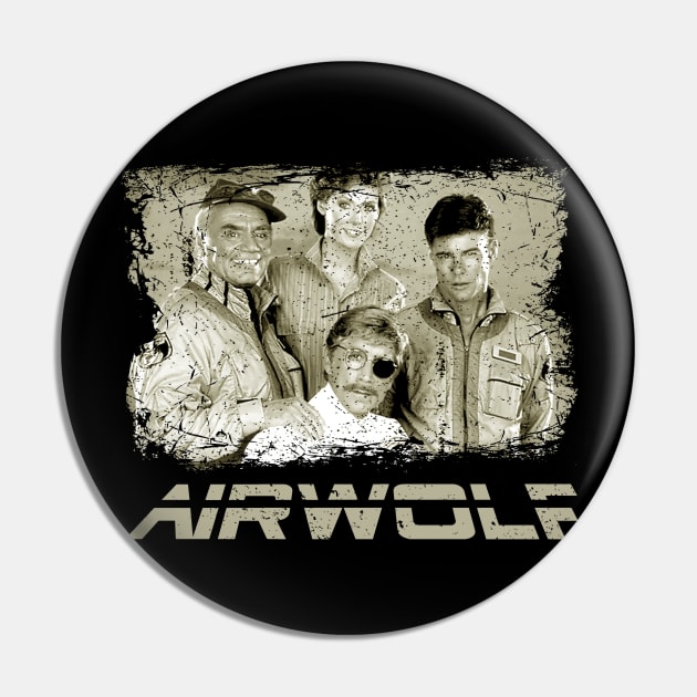 The Sound of Blades Airwolfs T-Shirt Pin by SaniyahCline