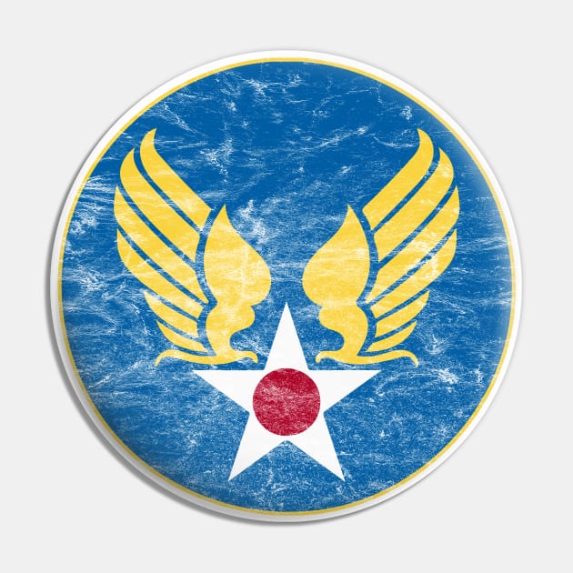 U.S. Army Air Corps Distressed Pin by Doc Multiverse Designs