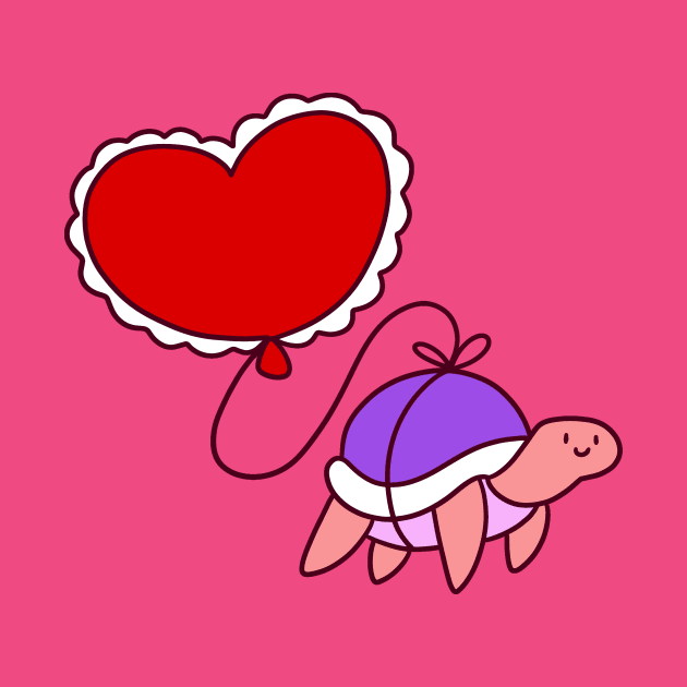 Heart Balloon Turtle by saradaboru