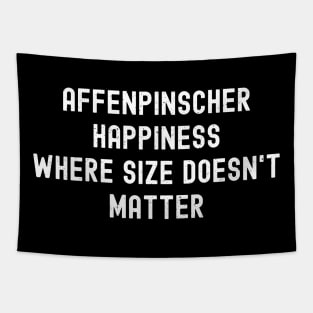 Affenpinscher Happiness Where Size Doesn't Matter Tapestry