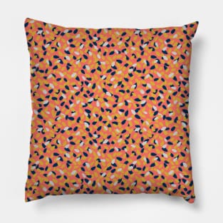 Sun-kissed Flowers in the Coral Gardens Pillow