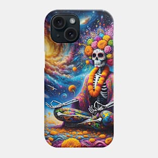 Day of the Dead Meditation Phone Case