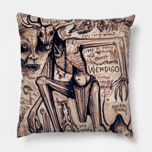 Wendigo - Deer-Headed Story Pillow